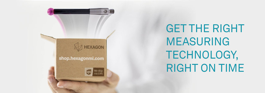 Grâce à l'extension de sa boutique en ligne, Hexagon offre aux clients d'équipements de mesure de machines-outils, un accès rapide à près de 200 accessoires